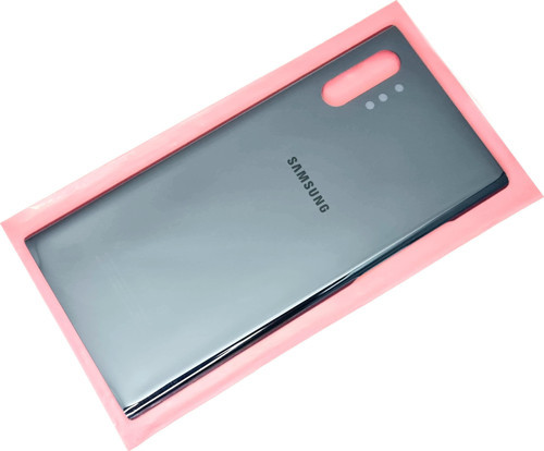 Samsung Galaxy NOTE 10 PLUS Arka Pil Batarya Kapağı (CAM) SİYAH