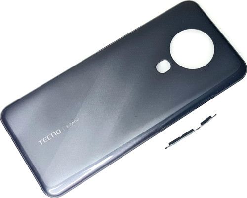 Tecno Spark 6 (KE7) KASA Arka Pil Batarya Kapağı SİYAH