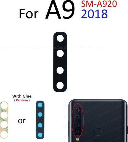 Samsung Galaxy A920 Arka Kamera Camı Lens Yapışkanlı