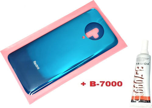 Xiaomi POCO F2 PRO Arka Kapak Batarya Pil Kapağı (CAM+B-7000) MAVİ