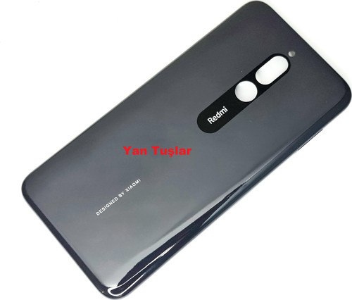 Xiaomi Redmi 8 Kasa Arka Pil Batarya Kapağı SİYAH