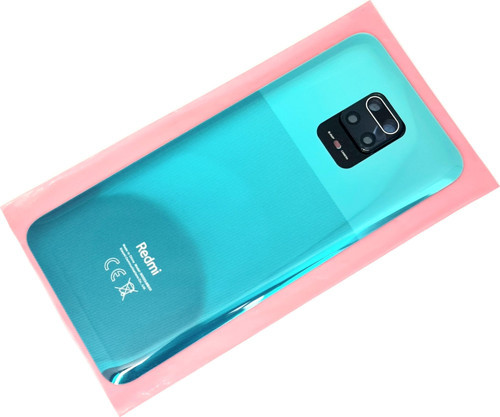 Xiaomi Redmi Note 9S Arka Kapak Batarya Kapağı (Kamera Camı) Yeşil