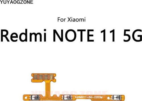 Xiaomi REDMİ NOTE 11 (5G) On Off Yan Ses Filmi