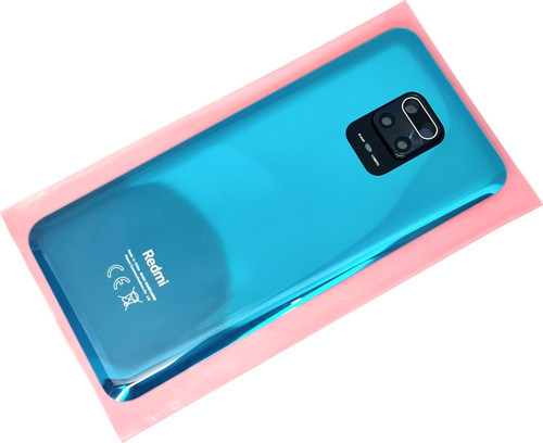 Xiaomi Redmi Note 9 PRO Arka Kapak Batarya Kapağı (Cam Kamera Camı) Mavi