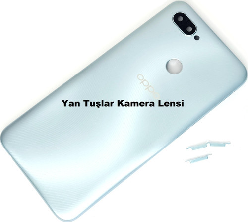 Oppo A12 Kasa Arka Pil Batarya Kapağı GRİ