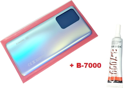 Xiaomi Mi 11T PRO Mİ 11T Arka Pil Batarya Kapağı (CAM+B-7000) MAVİ