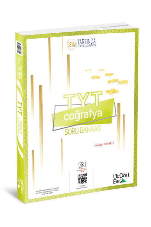 Üç Dört Beş Yayınları Tyt Coğrafya Soru Bankası 345 Üçdörtbeş (Bolnot'A Özel Güncel Içeriğe Sahiptir)