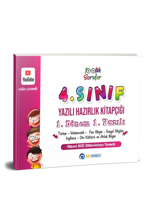 Nsn Yayınevi 4. Sınıf Yazılı Hazırlık Kitapçığı 1. Dönem 1. Yazılı