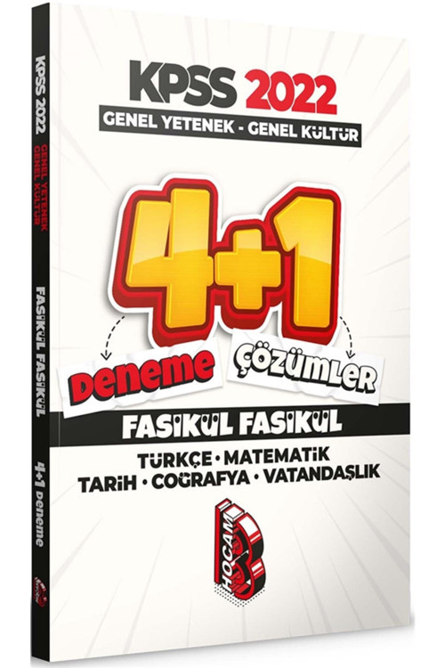 BENİM HOCAM KPSS GY GK 4+1 FASİKÜL DEN (KAMP)-2022