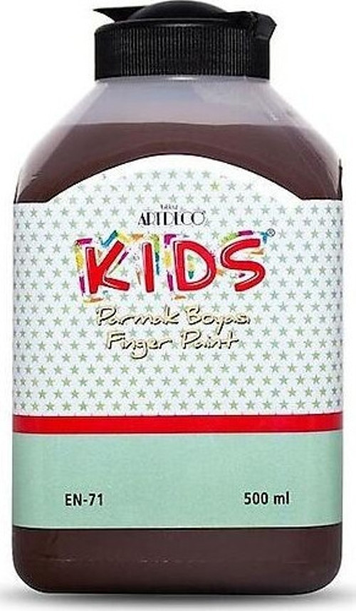 Kids Parmak Boyası 500 Ml Kahverengi