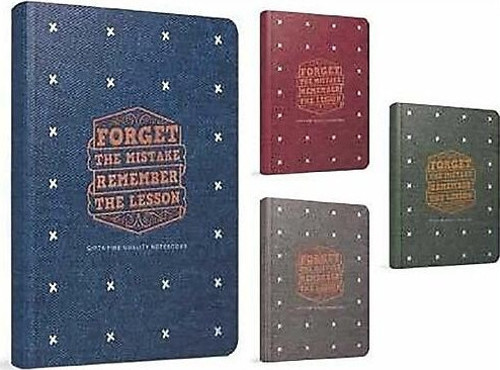 Forget İplik Dikişli Sert Kapak Defter 120 Yaprak Çizgili