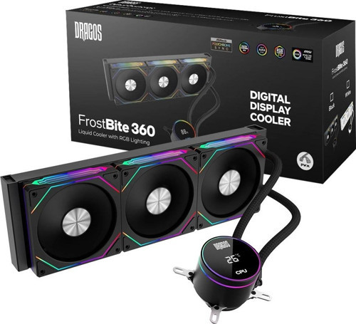 FrostBite 360 Black ARGB Digital 360mm Intel-AMD Uyumlu Sıvı Soğutucu