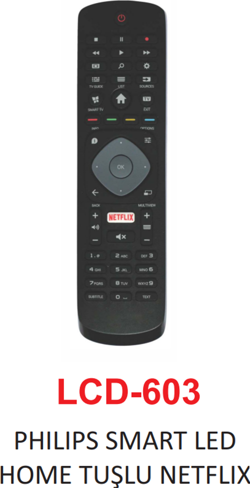 Lg Netflix Prime Video Movies Tuşlu Lcd Smart Led Tv Uzaktan Kumanda LCD-606