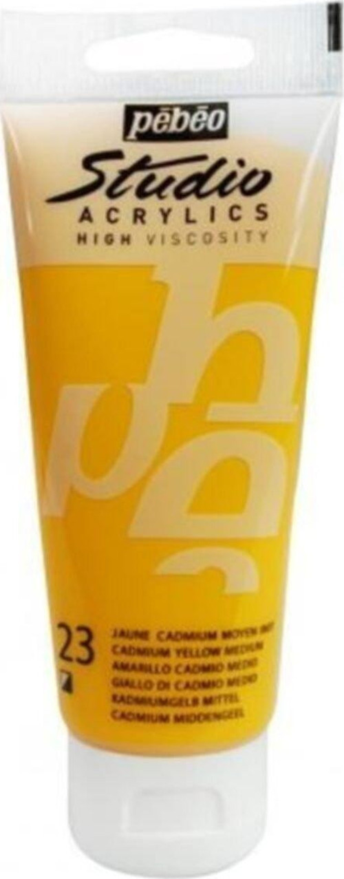 Studıo Akrilik Boya 100 Ml Medium cadmium Sarı