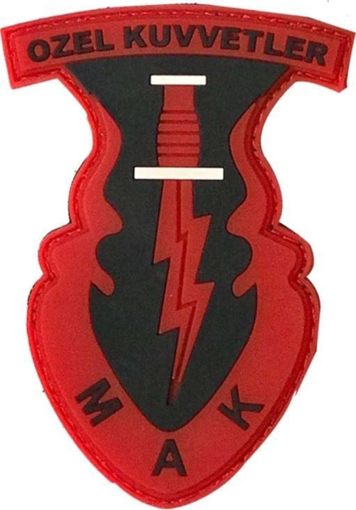 3d Silikon Mak Özel Kuvvetler Arması Patch