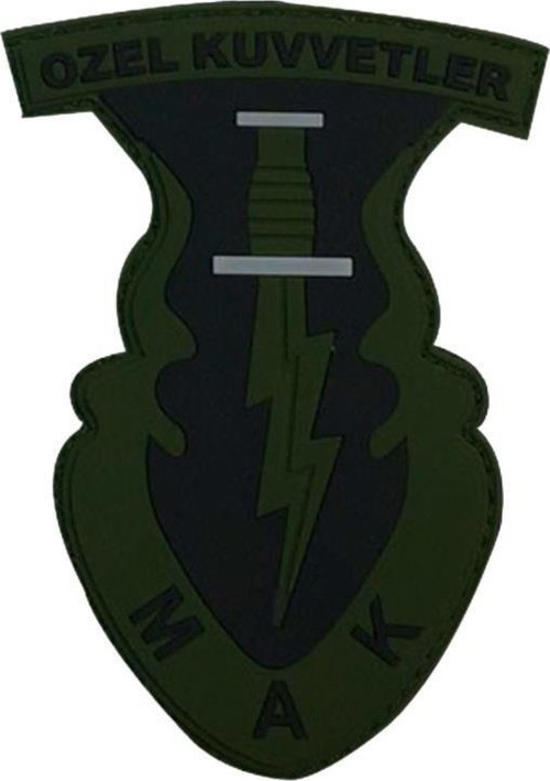 3d Silikon Mak Özel Kuvvetler Arması Patch