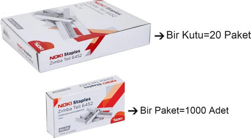 Zımba Teli No:10 Beyaz 20 Kutu
