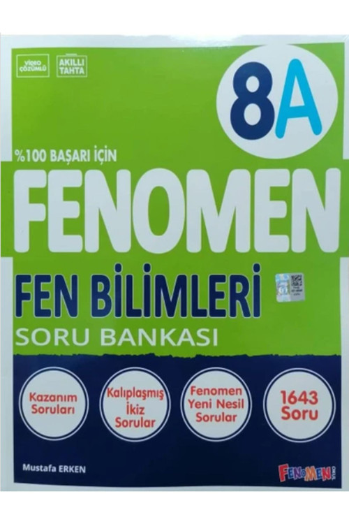 Fenomen Yayıncılık Fenomen Okul Yayınları 8.Sınıf Lgs Yeni Baskı Fen Bilimleri - A Soru Bankası