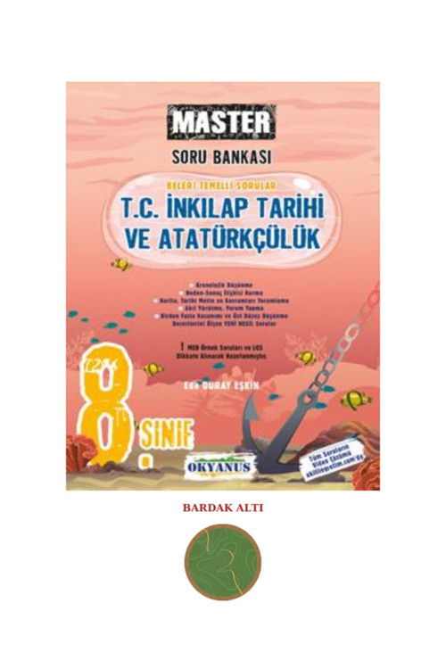 Okyanus Yayıncılık Okyanus Yayınları 8. Sınıf Master T. C. Inkılap Tarihi Ve Atatürkçülük Soru Bankası