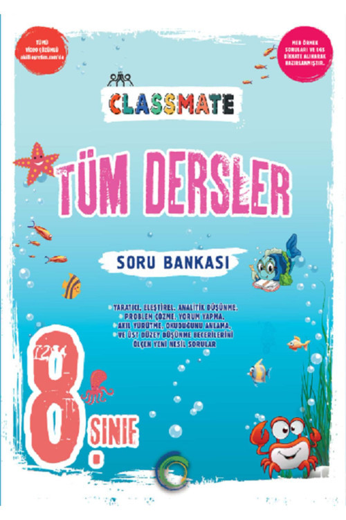 Okyanus Yayıncılık Okyanus Yayınları - 8. Sınıf Classmate Tüm Dersler Soru Bankası