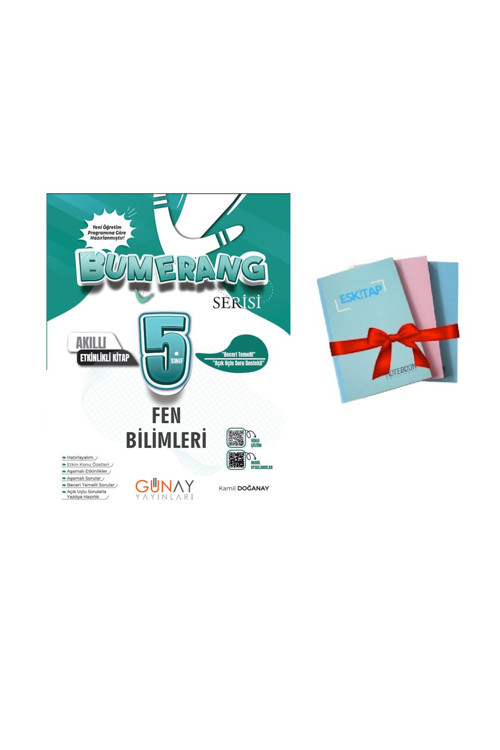 Günay Yayınları 5. Sınıf Bumerang Fen Bilimleri Konu Anlatımlı Ve Etkinlikli Soru Bankas( 1 Adet Not Defteri Hediye)