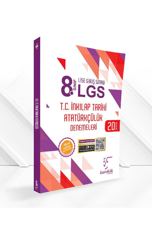 Karekök Yayınları Yeni Bas. Karekök Yayınları Güncel 8.Sınıf Lgs T.C İnkılap Tarihi Ve Atatürkçülük Denemeleri