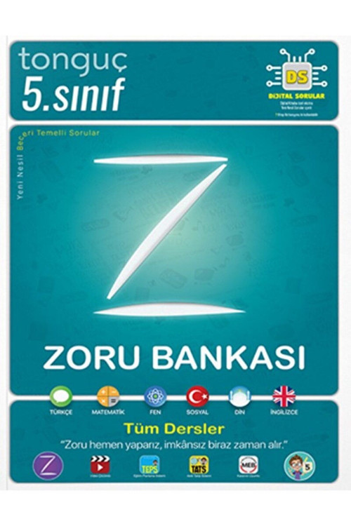 Tonguç Yayınları 5. Sınıf Yeni Nesil Tüm Dersler Zoru Bankası