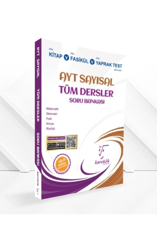Karekök Yayıncılık Karekök Yayınları Ayt Sayısal Tüm Dersler Soru Bankası