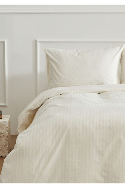 Sheri Basic Tek Kişilik Saten Nevresim (Yorgan Kılıfı) 160 Cm X 220 Cm, Malzeme: %100 Pamuk.