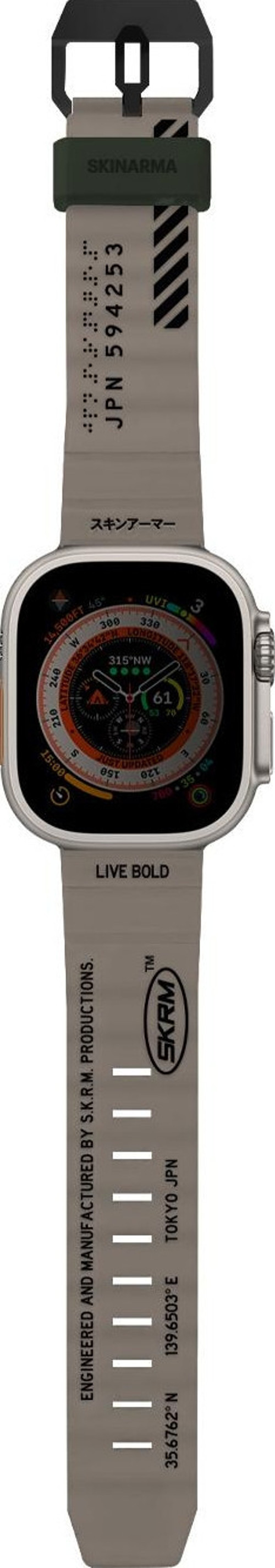 Watch Akıllı Saat Kordonu 42mm Kordon Shokku Strap Kayış Kahve