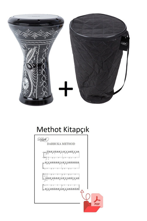 Erzincan İşlemeli Mısır Darbuka - No5 Darbuka - Darbuka Metot Kitapçığı Pdf