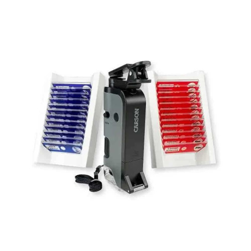 MP-250 MicroFlip® 100x-250x Led UV Cep Mikroskobu + 24 Adet Slayt Set