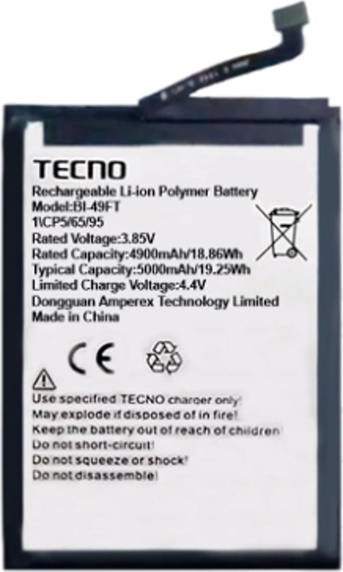 Tecno Spark 5 Batarya Pil (Orjinal)