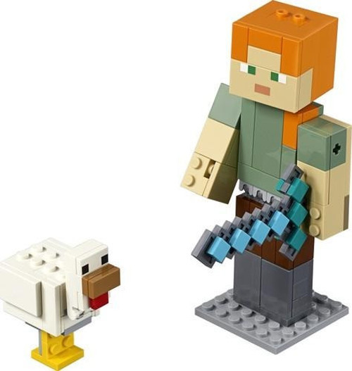 Minecraft 21149 Alex BigFig with Chicken