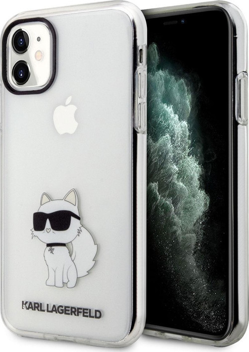 İphone 11 Uyumlu Lisanslı Kılıf Karl Transparan Choupette Dizayn Kapak