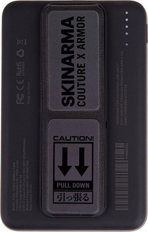 Powerbank Kira Kobai Taşınabilir Orijinal Wireless Şarj ve PD Hızlı Şarj Özellikli 15W 5000mAh Siyah