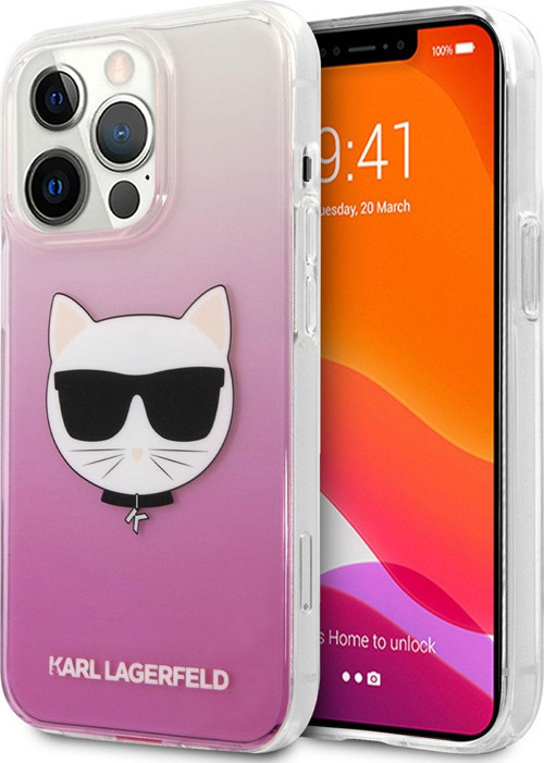 İphone 14 Pro Uyumlu Lisanslı Kılıf Karl Sert Tpu Choupette Dizayn Kapak