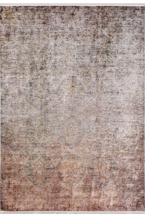 Novoceboksarsk Kahverengi Modern Dijital Baskı Halı Yıkanabilir Salon Oda-Haln-HLN172-240 x 340