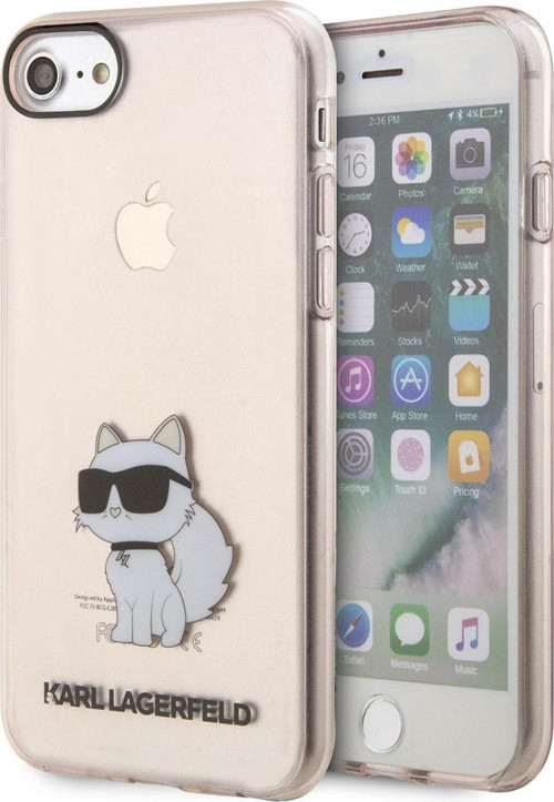 İphone Se 2020 Uyumlu Lisanslı Kılıf Karl Transparan Choupette Dizayn Kapak
