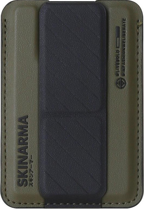 Magsafe Şarj Kavrama Standlı Kartlık Kado Haki Yeşil