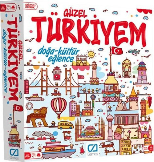 Güzel Türkiyem Doğa Kültür Eğlence Kutu Oyunu 5160