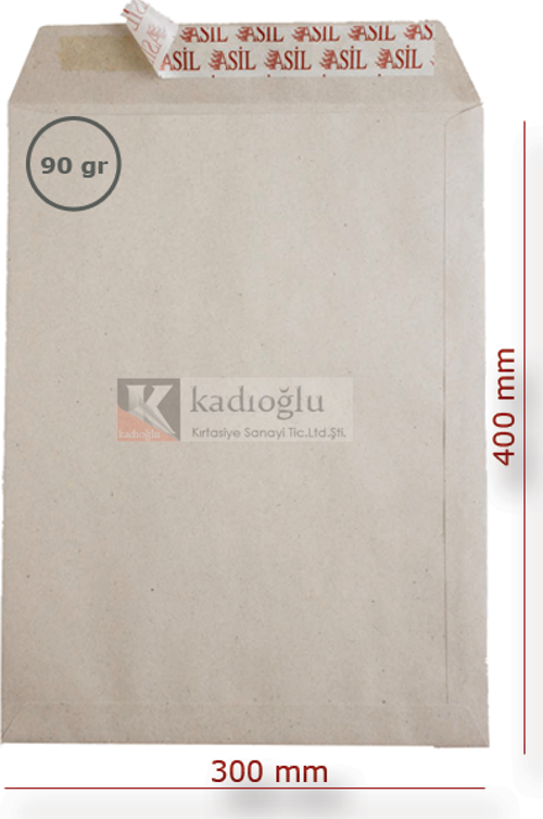 Torba Zarf 300X400 Mm Kraft 90 Gr Slk 250 Adet (1 Paket 250 Adet)