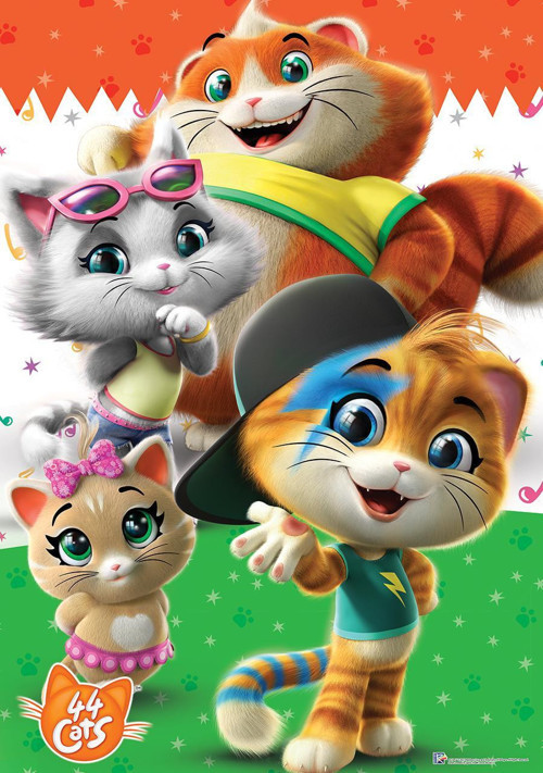 44 Cats Puzzle 50 Parça Cat709