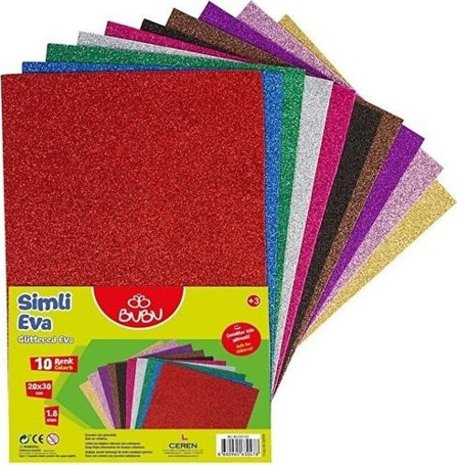 Simli Eva 20X30Cm 10 Renk Bubu-Ev0037