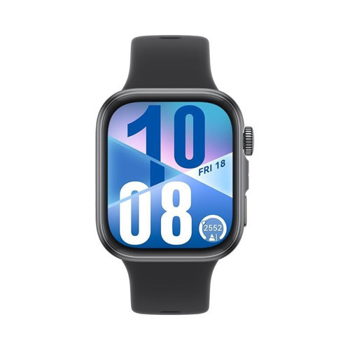 Watch Fit 4 Siyah Kauçuk Kayış Akıllı Saat