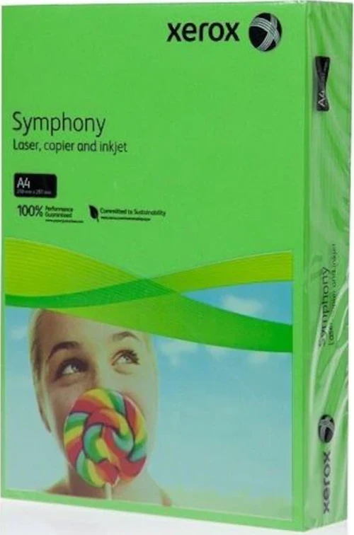 A4 Fotokopi Kağıdı Renkli Symphony 500 Lü 80 Gram Koyu Yeşil 80 Gram 3R93951