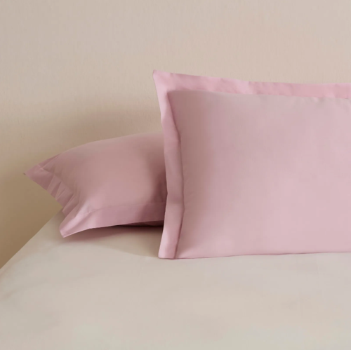 Home Basic Volanlı 2'li Yastık Kılıfı Pudra 50X70 Cm