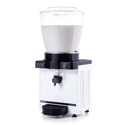 KAM22.DW Köpüklü Ayran Dispenseri-22 litre-dijital-beyaz
