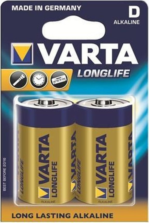 Büyük D Boy Long Life Pil 2 Li Vrt-5348