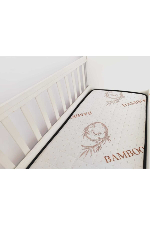 Bamboo Çağrı Bebe Kapitoneli 50X90X10 Soft Bamboo Bebek Yatağı Bmb-002 5